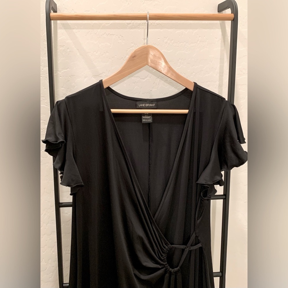 Lane Bryant Flutter Sleeve Maxi